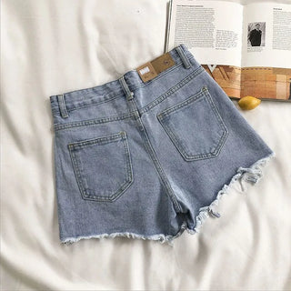 Pocket Tassel Y2K Denim Women Shorts