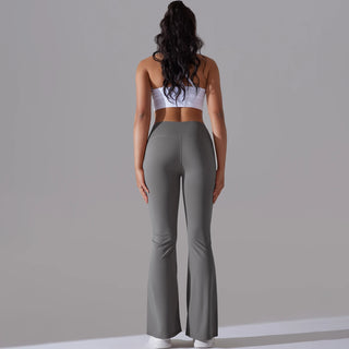 Women Bell Bottoms High Waist Flare Leggings