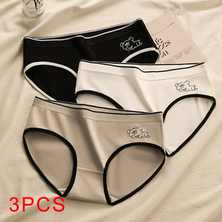 Women's 3PCS Soft Briefs Comfortable Underwears