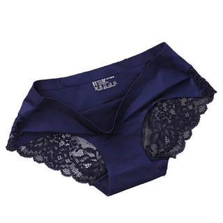 Women Comfort Lace Briefs Hollow Out Panties